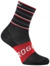Dámske antibakteriálne funkčné ponožky Rogelli STRIPE s bezšvovou pätou, čierno-červené